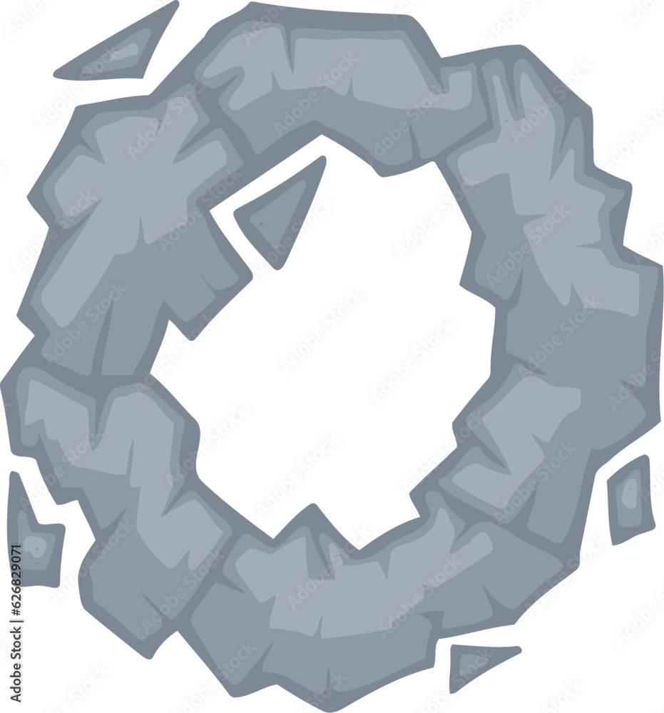 Stone Font Letter O Stone Font Letter O