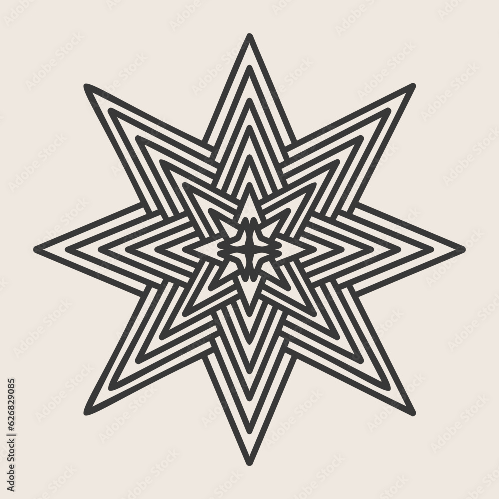 Abstract Mandala. Circular pattern in form of mandala for Henna, Mehndi, tattoo, decoration. Oriental pattern, vector illustration. Abstract Mandala. Circular pattern in form of mandala for Henna, Mehndi, tattoo, decoration. Oriental pattern, vector illustration.