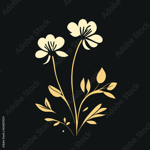 gold and black flower , black, gold, flower, luxury, Florals Paper, Vintage Floral, aged, old look, flowers 