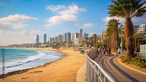 Fotografiet Discovering Tel Aviv: Coastal Landscapes, Architecture, and Beaches of the Medit