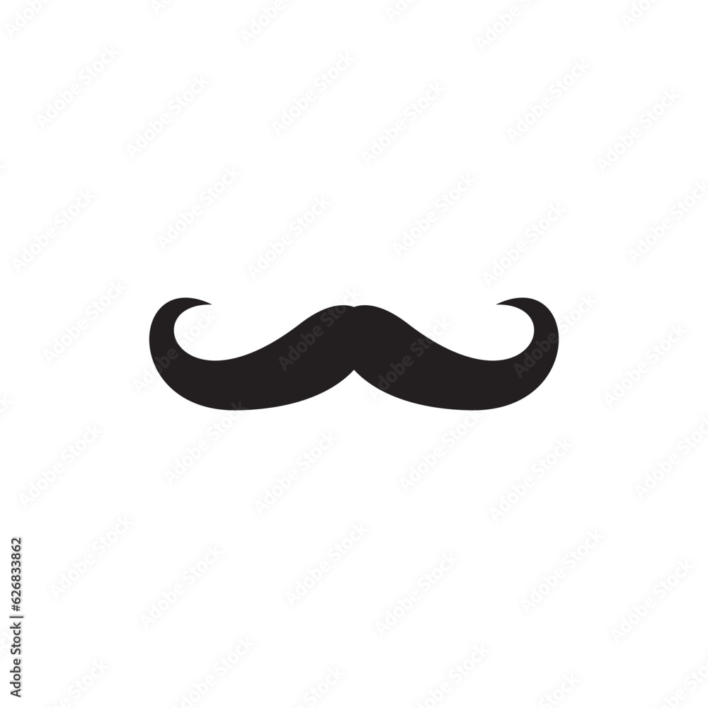 moustache icon vector illustration symbol