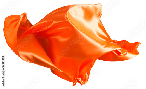 Obraz na płótnie Orange cloth flutters w salonie