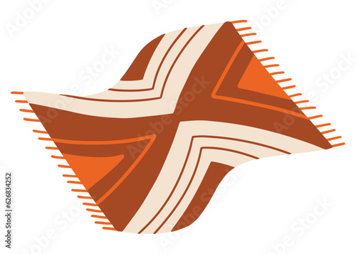 blankets and tablecloths for a picnic. carpets and towels made of fabric for the bedroom