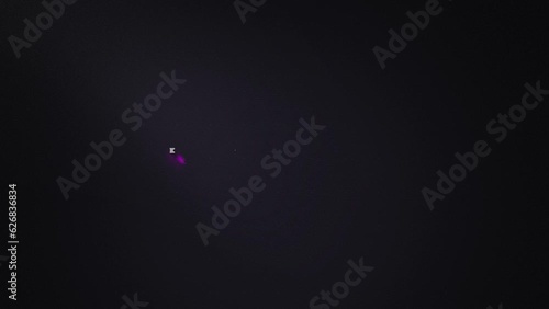 Beautiful animation of the text video. King neon