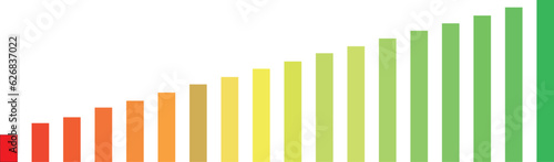 Sound level graph. Sound level design.