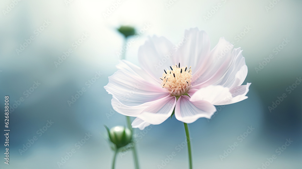 Cosmos flower in the garden with soft focus,vintage style Cosmos flower in the garden with soft focus,vintage style