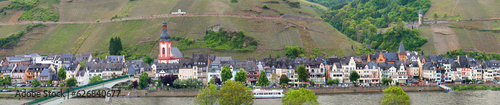 Zell an der Mosel, Landkreis Cochem-Zell, Rheinland-Pfalz, Deutschland, Europa, Panorama 