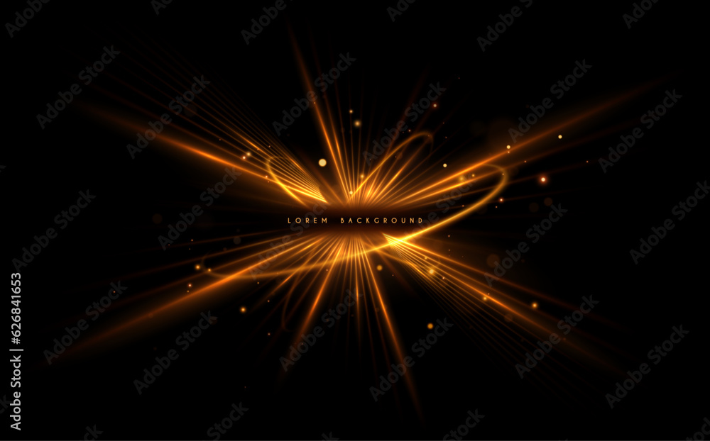 Abstract light rays effect background with sparks Abstract light rays effect background with sparks