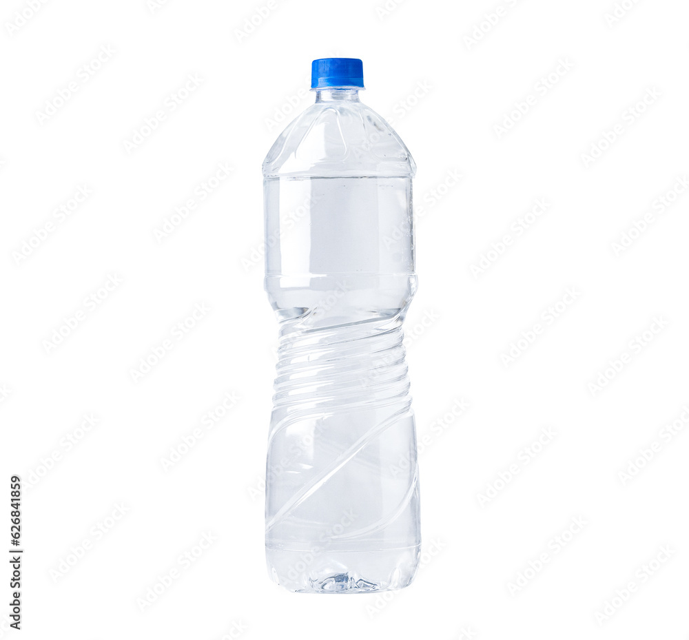 Plastic water bottle isolated on white background with clipping path. Plastic water bottle isolated on white background with clipping path.