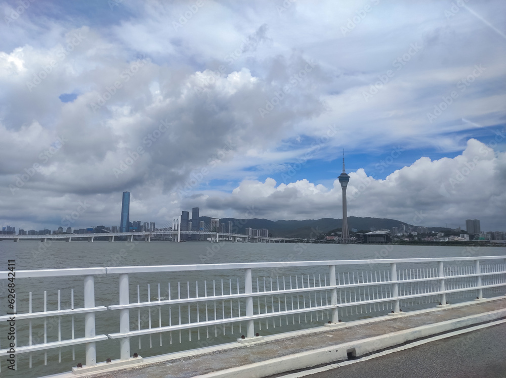 Macau Tower, is a tower located in Sé, Macau, China. The tower measures 338 meters high from the ground to its highest point