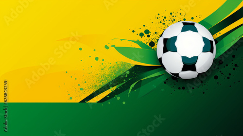 soccer ball with a background