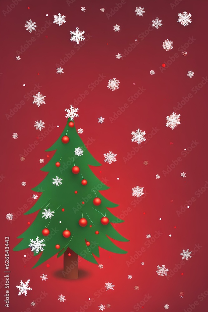 red christmas tree red christmas tree
