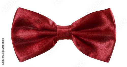 Red bowtie cut out photo
