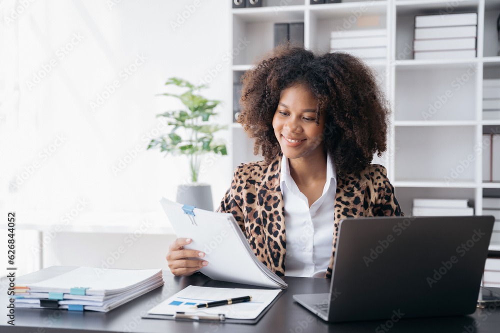 Businesswoman analyzing business enterprise data management, business analytics with charts, Marketing, Financial, Analyst, Business growth chart. Businesswoman analyzing business enterprise data management, business analytics with charts, Marketing, Financial, Analyst, Business growth chart.