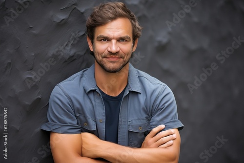 Portrait of an attractive m...