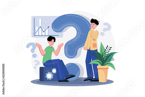 Two Guys Think About A Question