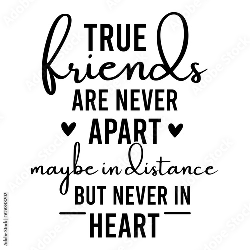 True Friends Are Never Apart Maybe in Distance but never in heart