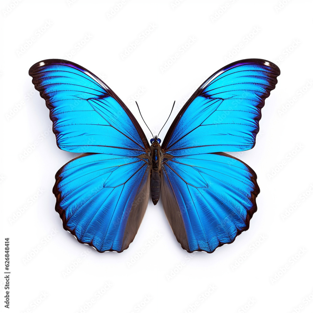 Beautiful big wild butterfly looking forward is shown in full length, Ai generated Beautiful big wild butterfly looking forward is shown in full length, Ai generated