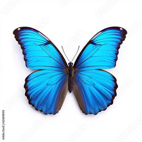 Beautiful big wild butterfly looking forward is shown in full length, Ai generated © oleg525