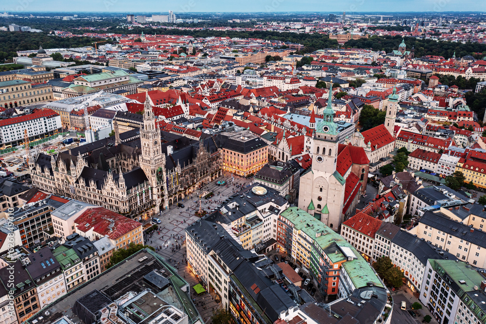 Obraz premium Marienplatz in Munich