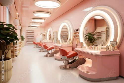 interior beauty salon of the future