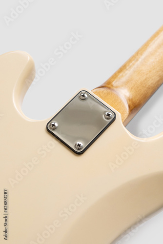 Close-up photography of a guitar