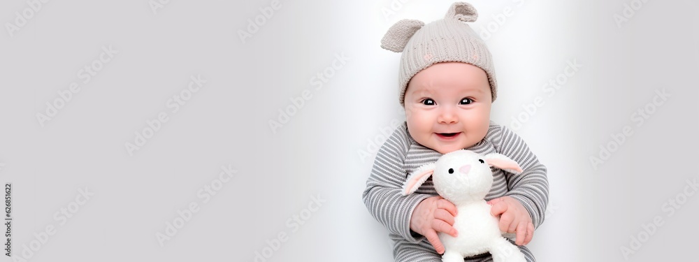 banner baby on white not with a toy banner baby on white not with a toy