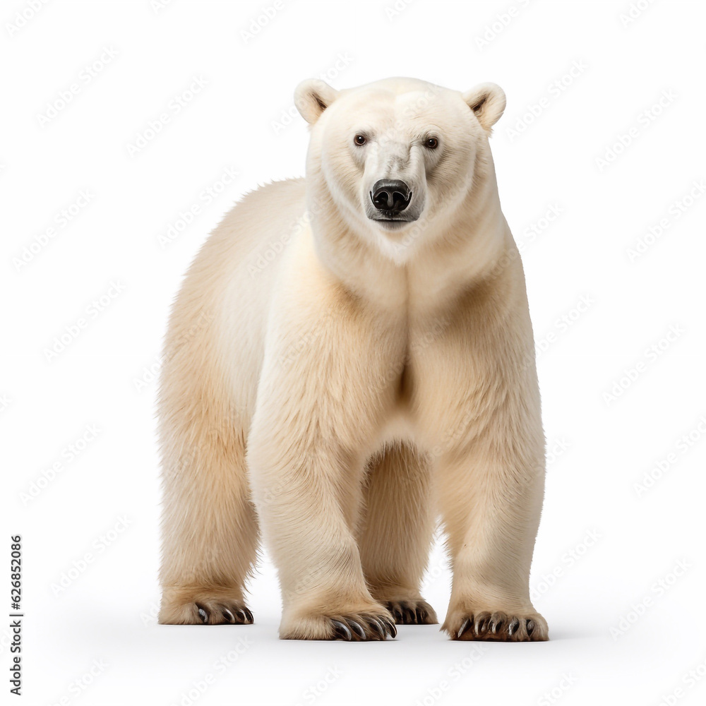 Beautiful wild beast bear looking forward is shown in full length, Ai generated Beautiful wild beast bear looking forward is shown in full length, Ai generated