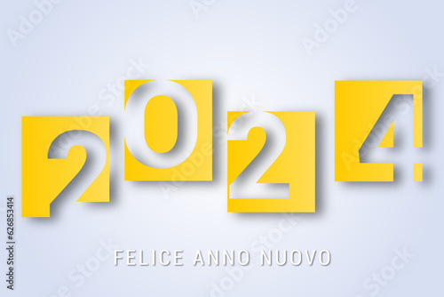 felice anno nuovo - buon anno 2024	