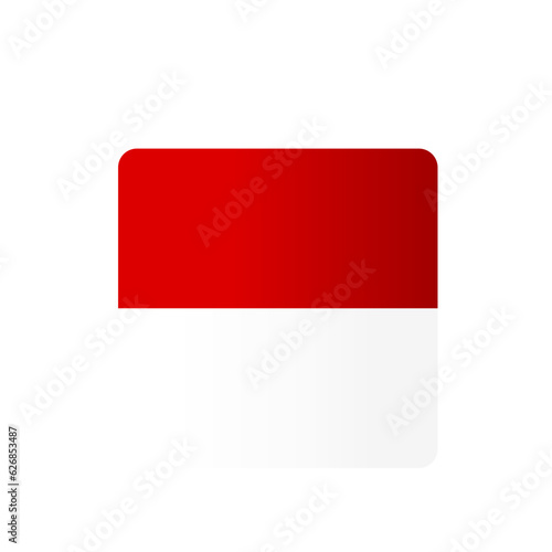 Geometry Indonesia Flag