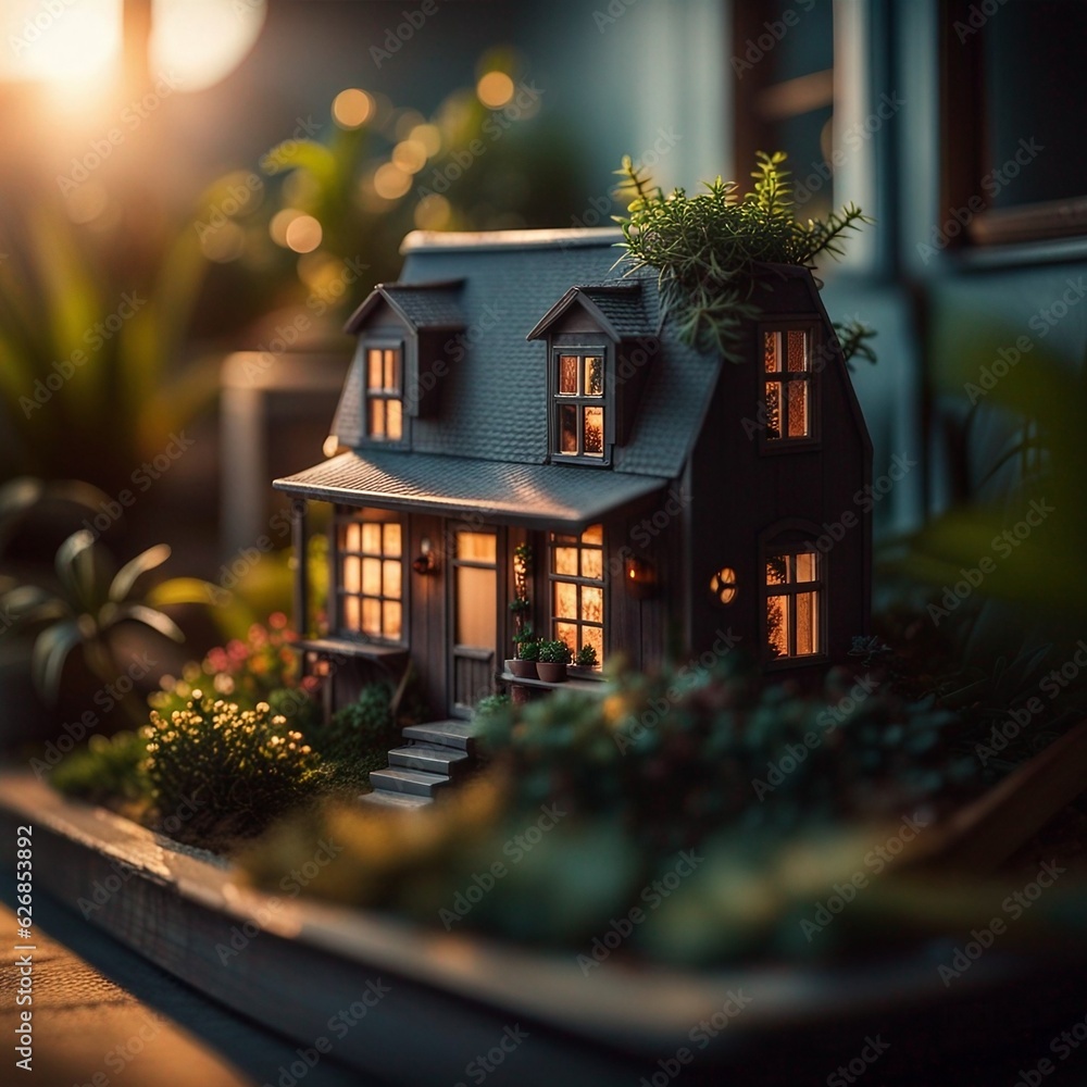 Japanese house or a Japanese style house, belongs to the traditional ...