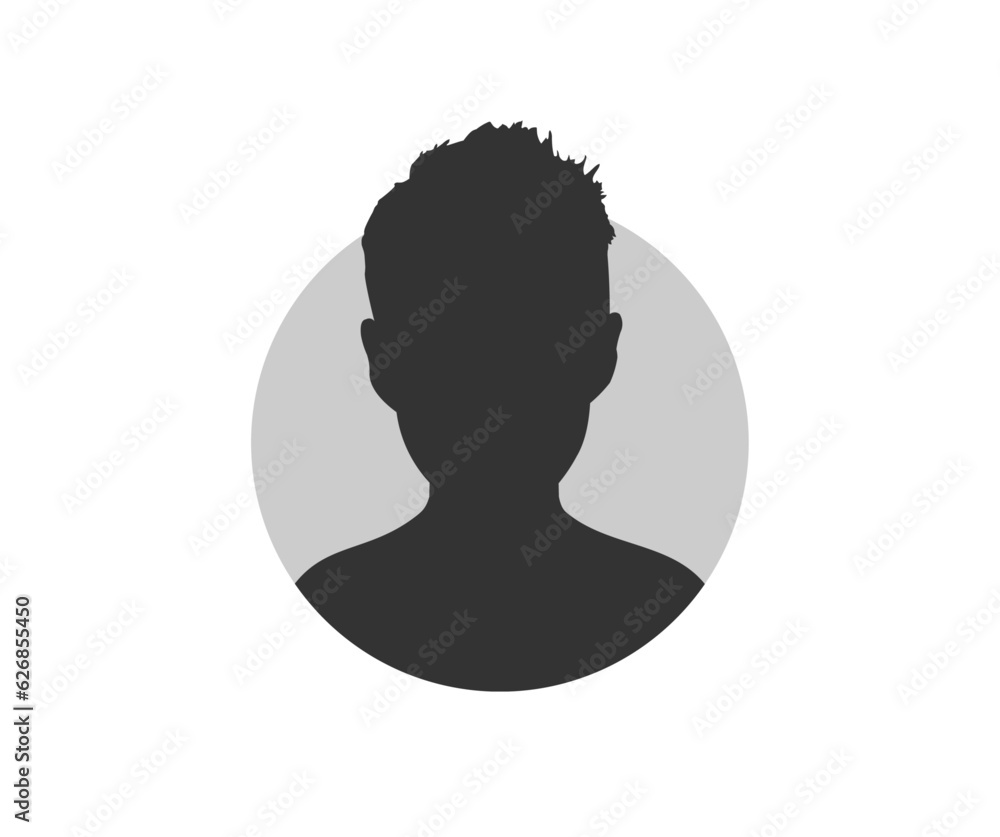 Default anonymous user portrait, avatar, profile icon, head silhouette design. People icon in flat style. Circle button with avatar photo silhouette vector design and illustration.
Default anonymous user portrait, avatar, profile icon, head silhouette design. People icon in flat style. Circle button with avatar photo silhouette vector design and illustration.