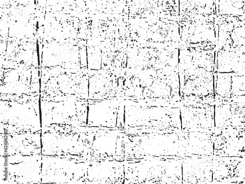 Unique weathered brick wall with traces of black paint running down. Natural vector grunge texture with large and small grains. Perfect for overlay and stencil in contemporary, urban designs
