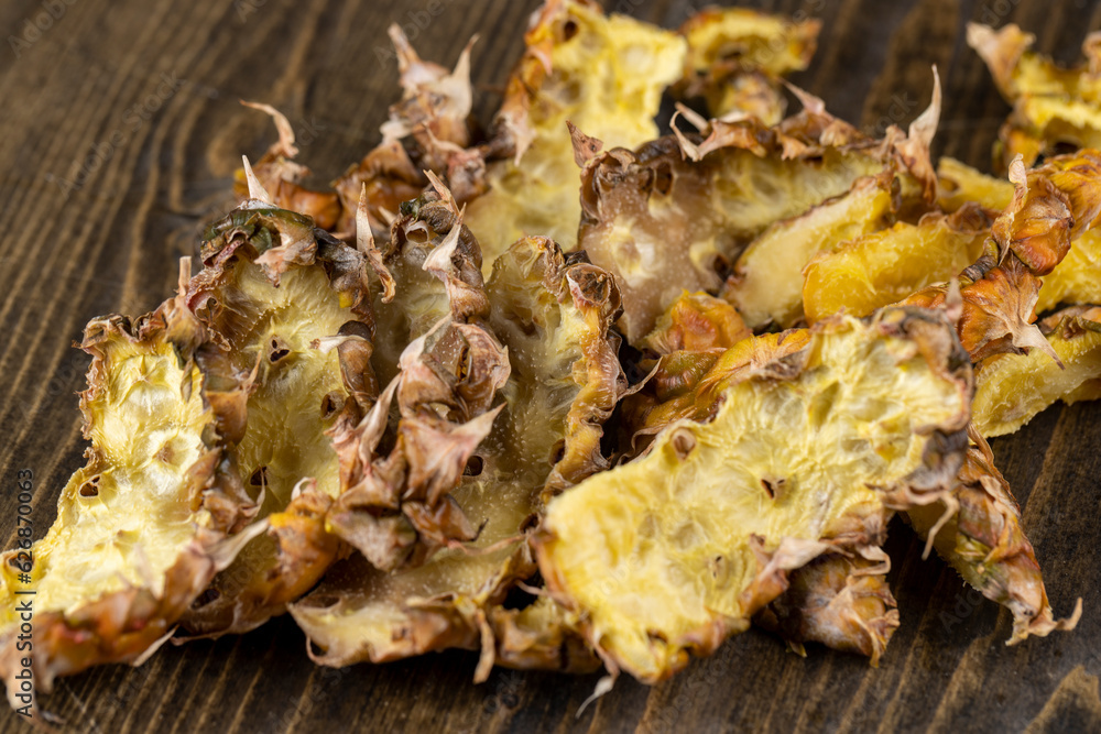 green-yellow peel of ripe pineapple close-up green-yellow peel of ripe pineapple close-up
