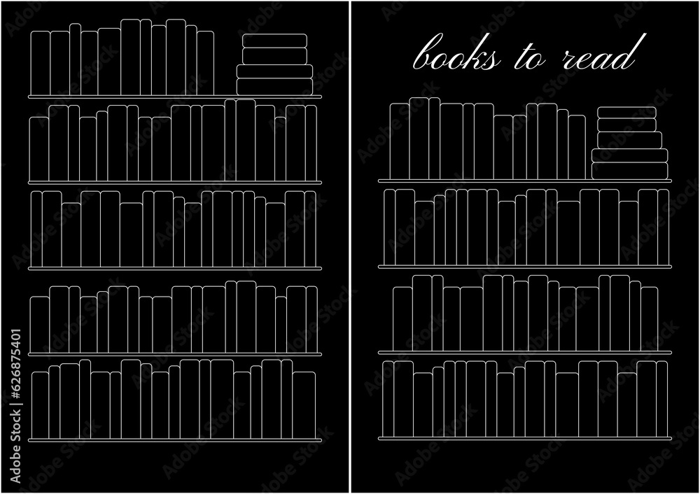 Bullet Journal Templates Empty for Book Log or Challenge Home Library Notes Bullet Journal Templates Empty for Book Log or Challenge Home Library Notes