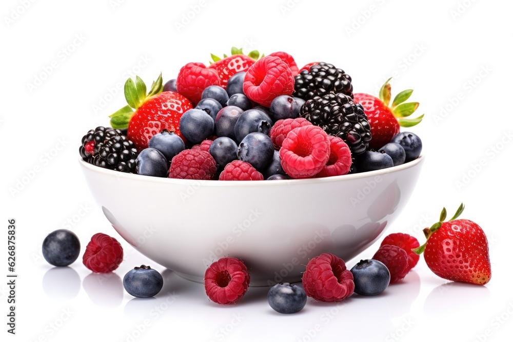 Various berries in a bowl Various berries in a bowl