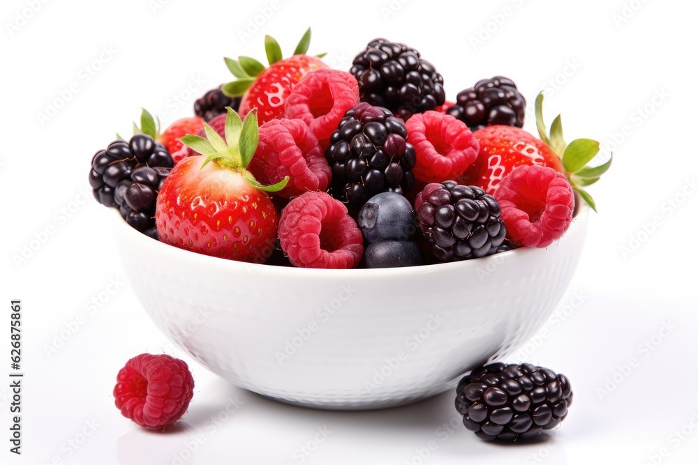 Fresh berries in a bowl Fresh berries in a bowl