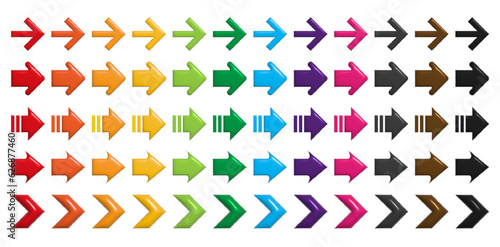 arrow vector element 3d