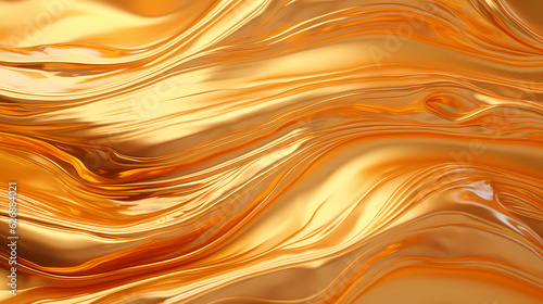 abstract background with fluid patterns in rich golden tones