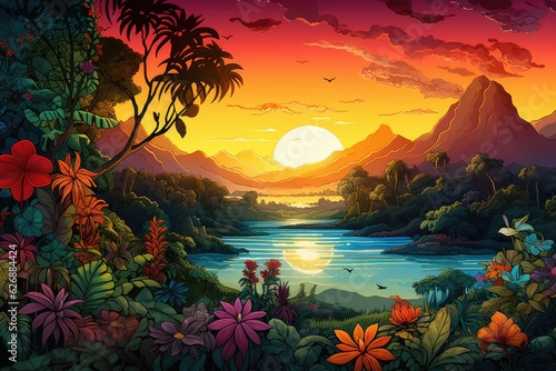 Jungle Island Wallpaper 