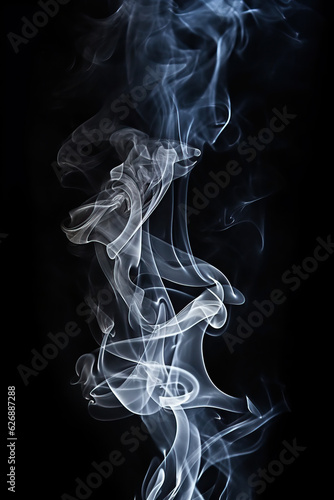Flowing Smoke Up created with GenAI