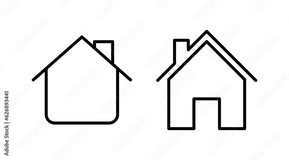 Home icon vector. House vector icon Home icon vector. House vector icon