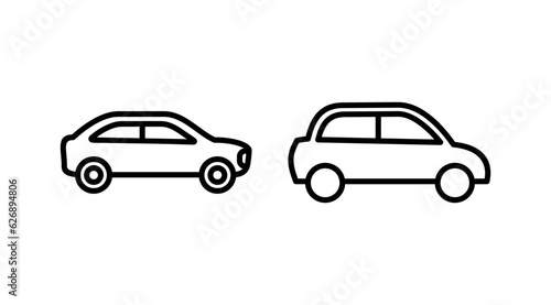 Car icon vector. Car sign. sedan © zo3listic