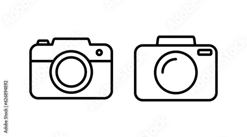 Camera Icon in trendy flat style isolated. Camera symbol web site design