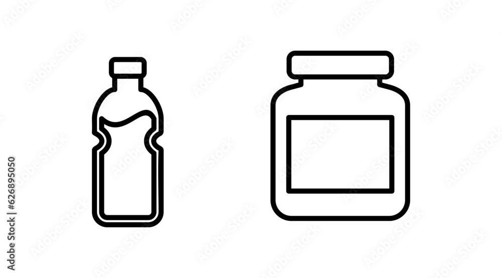 bottle icon vector. bottle icon in trendy flat design bottle icon vector. bottle icon in trendy flat design