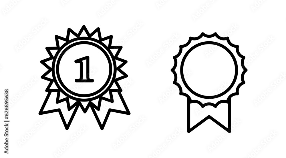 Achieve icon vector. medal icon vector. award. Certificate. approved