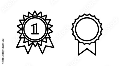 Achieve icon vector. medal icon vector. award. Certificate. approved
