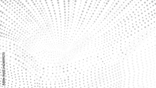 Abstract vector background. Grey dots on white backdrop