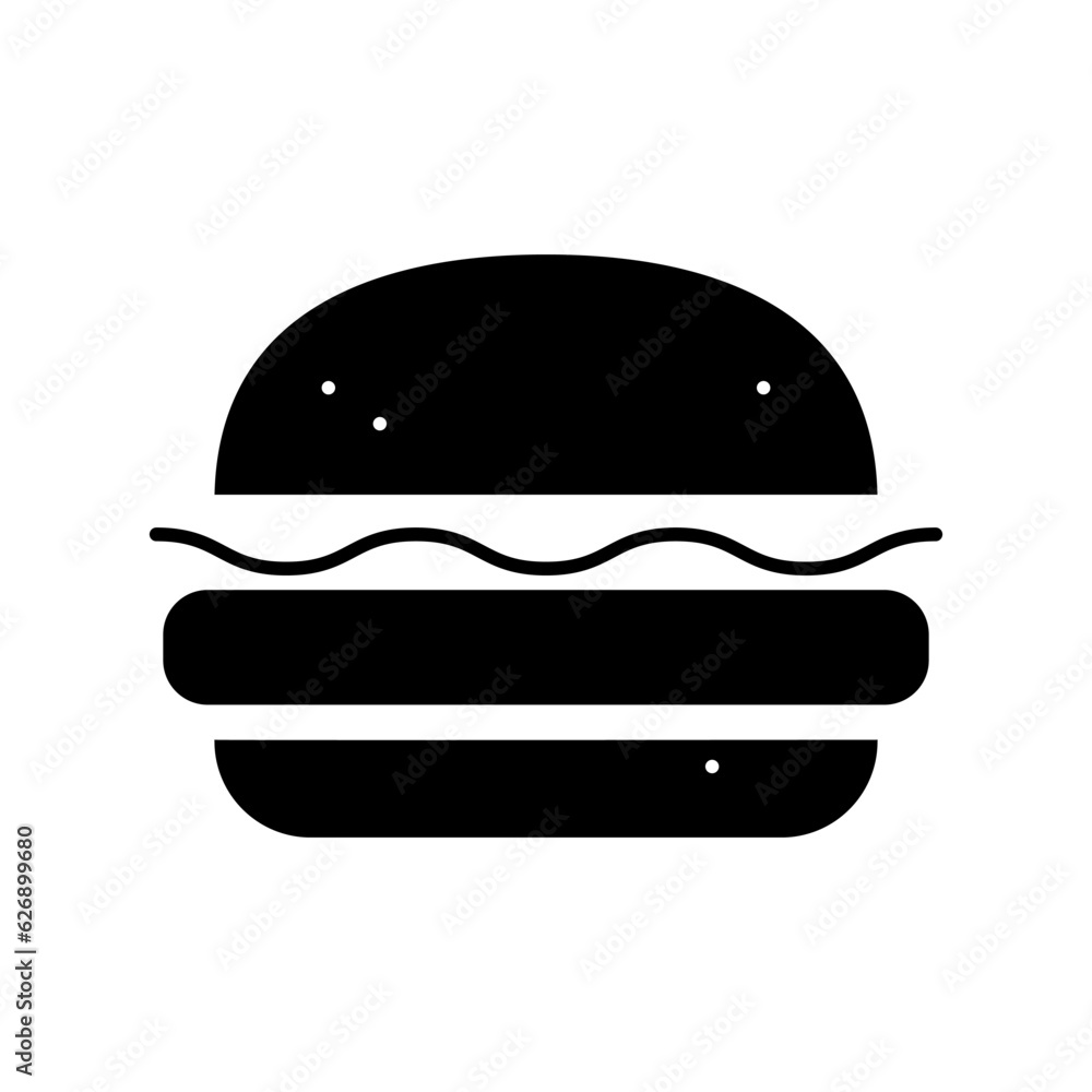 Burger icon vector. fast food illustration sign. food symbol. Burger icon vector. fast food illustration sign. food symbol.