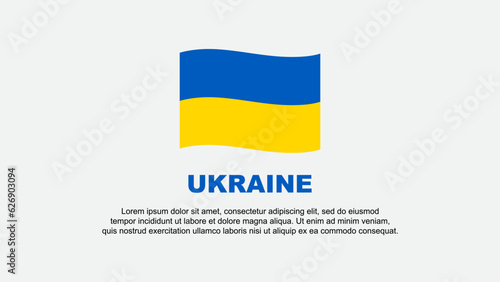 Free Download Ukraine Flag Abstract Background Design Template. Ukraine Independence Day Banner Social Media Vector Illustration. Ukraine Background - GFXLoad
